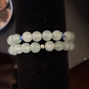 Elegant Green Aventurine Beaded Bracelets